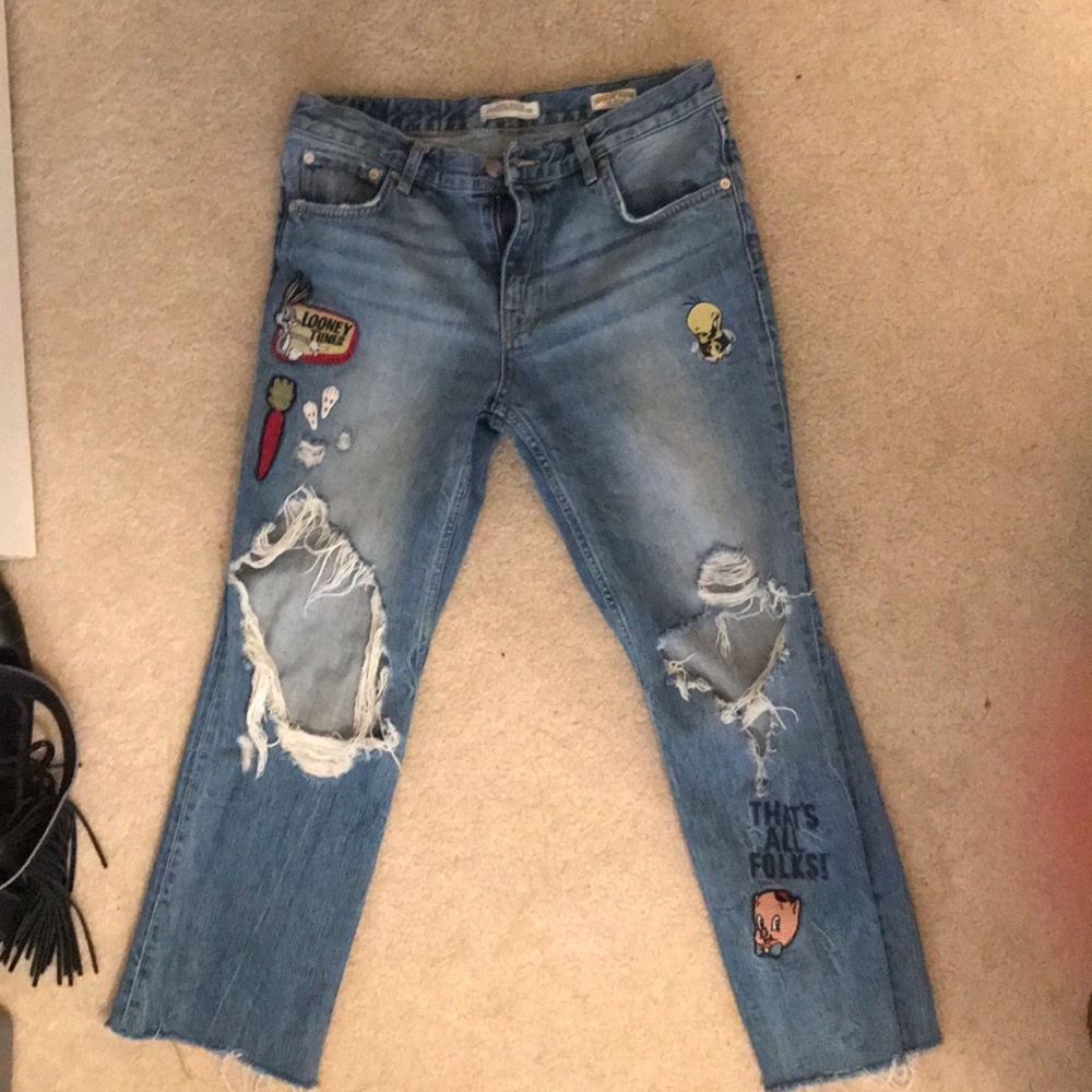 Zara woman Looney tunes collaboration Jean